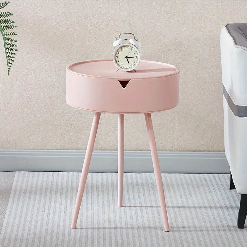 Sofa Side Bedside Coffee Table Desk Space-Saving Table Versatile Bedside/Coffee Use, Modern Design, Easy to Clean