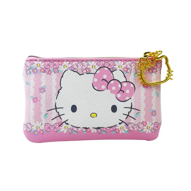 Tejesa Hello Kitty Girl Bank Card Coin Bag Coin Bags/ Mini Cute Zipper