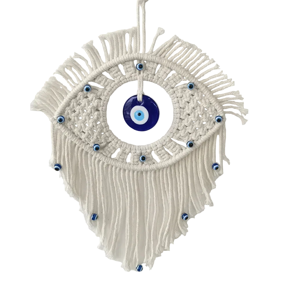 Tejesa  Turkish Blue Evil Eye Wall Tapestry / Home Decor