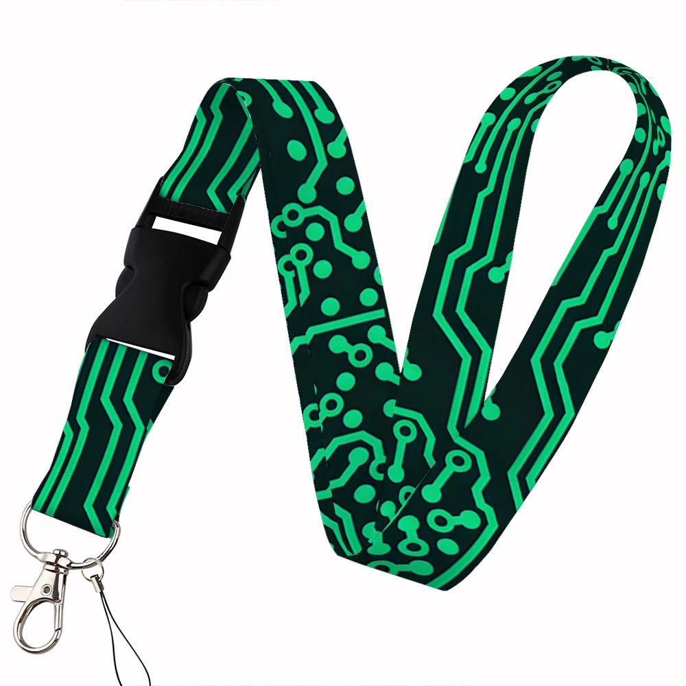 Tejesa  Lanyard Keys Chain Badge Holder ID Credit Card Pass Hang Rope Lariat Mobile Phone Charm Accessories Gifts
