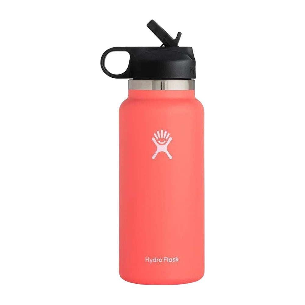 Hemasa 40oz Sports Water Bottle Insulated Vacuum Water Bottle Flex Cap Straw Lid Stainless Steel Vacuum Flask for Coffee Tea and Drinks