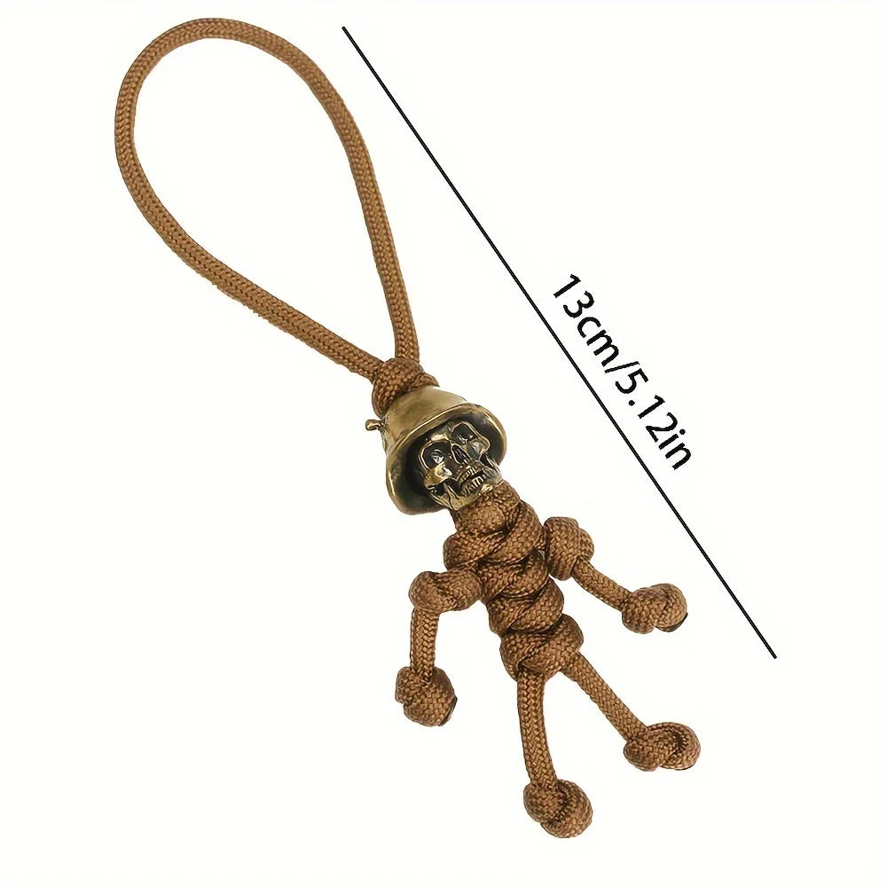 Hemasa  Skull Soldier Keychain Luggage Pendant