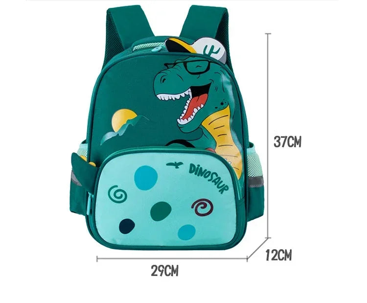 Hemasa Kindergarten School Bag Cartoon Dinosaur Baby Boys Backpacks for Preschool Kids