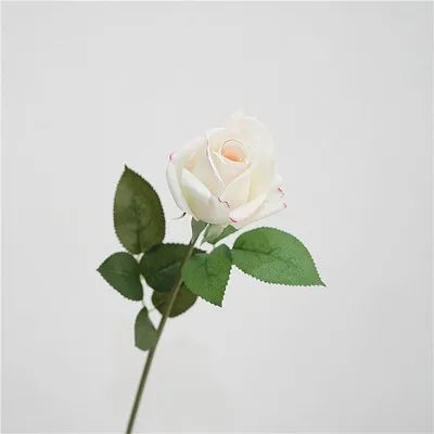 10Pc Hand-feel Moisturizing Rose Real Touch Artificial Flower Bridal Bouquet Marriage Decor Rose Flowers Wedding Party Home Deco