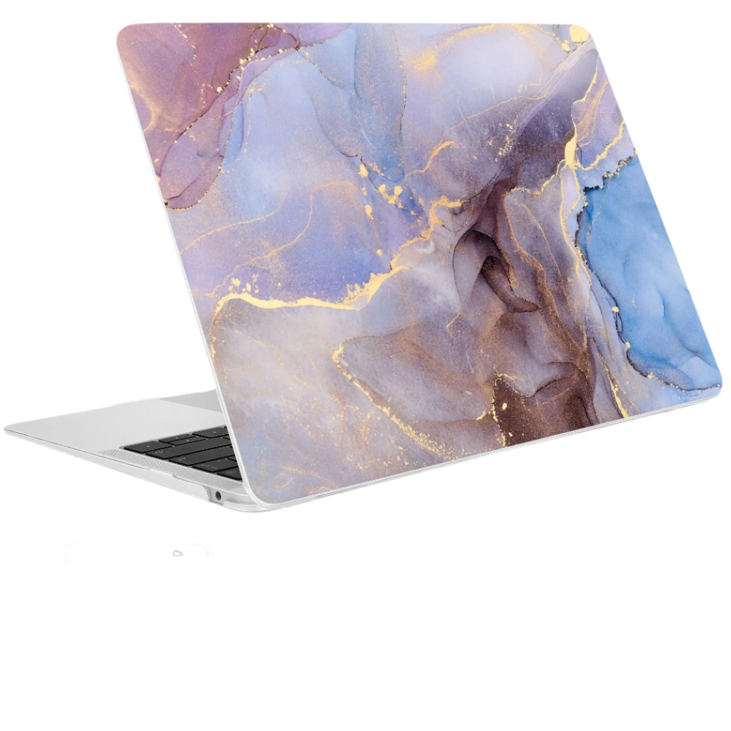 Hemasa Marble Plastic Laptop Case for MacBook M4 Air 13 inch A2337 A2179 A1932 Hard Shell Cover for Mac Pro 13 15 16 2022 A2338 A2251