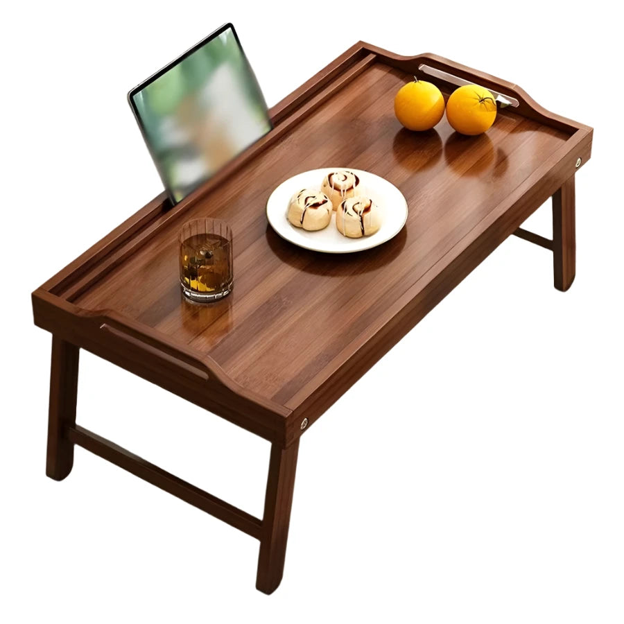 Hemasa Table Dessert Folding Tray Bedroom Breakfast Tray Desk Office Tea Tray Multifunctional Reading Rack Floor Computer Desk Board