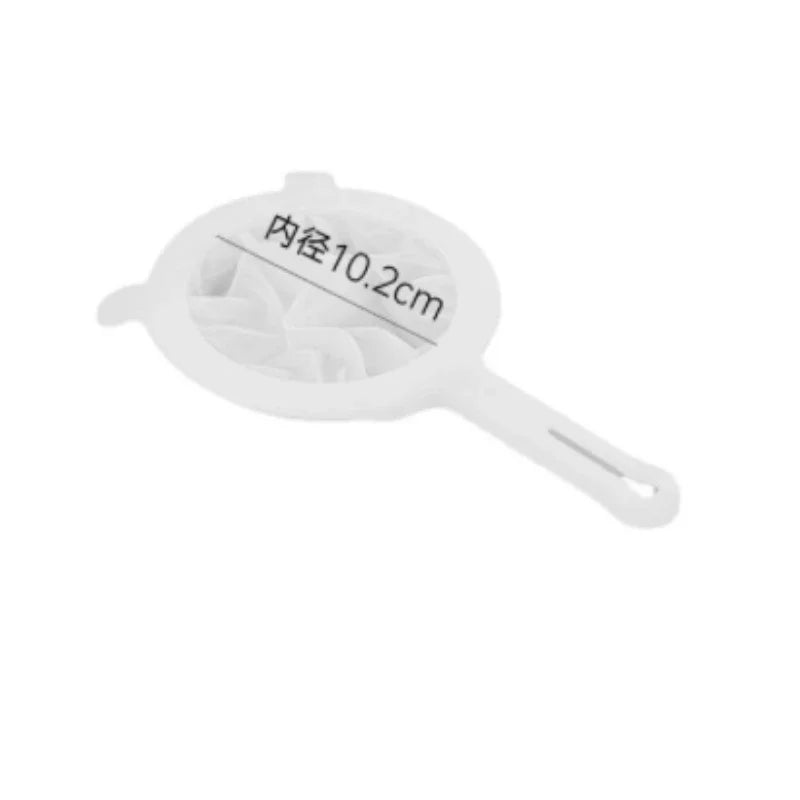 Hemasa 100/200/400 Mesh Kitchen Nut Milk Filter Ultra-fine Mesh Strainer Nylon Mesh Filter Spoon for Soy Milk Coffee Yogurt Strainers