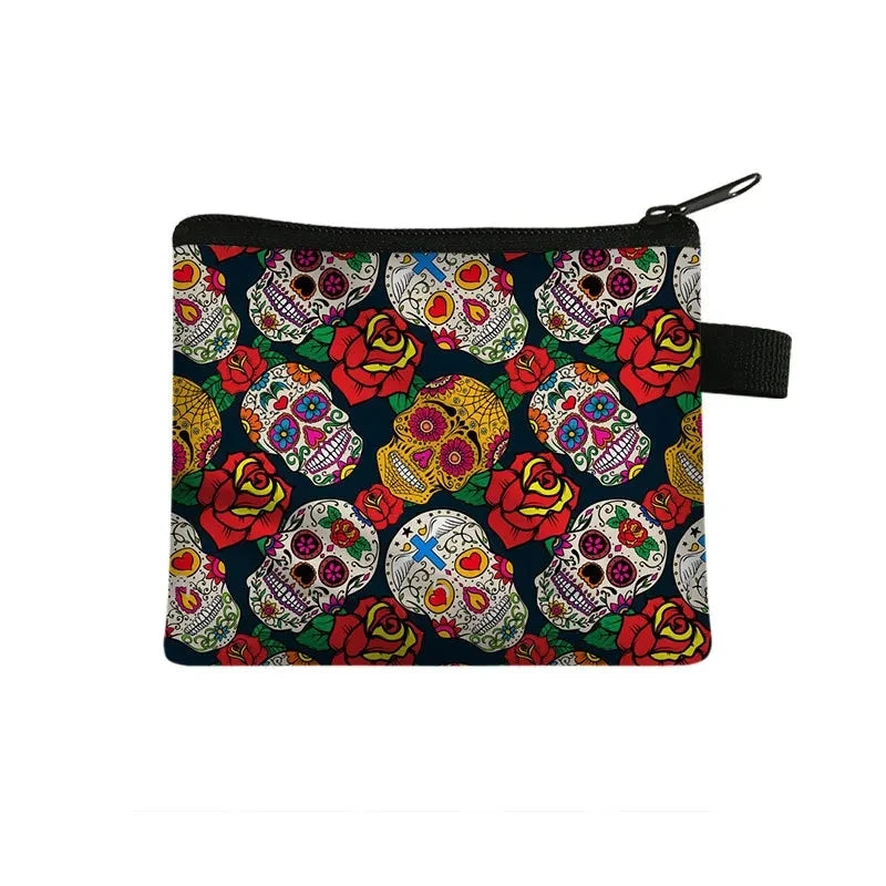 Tejesa Geometric Design Portable Card Bag Coin Key Storage Bags Hand Bag Small Square Bag Coin Purse Pochette Sac Billetera Wallet