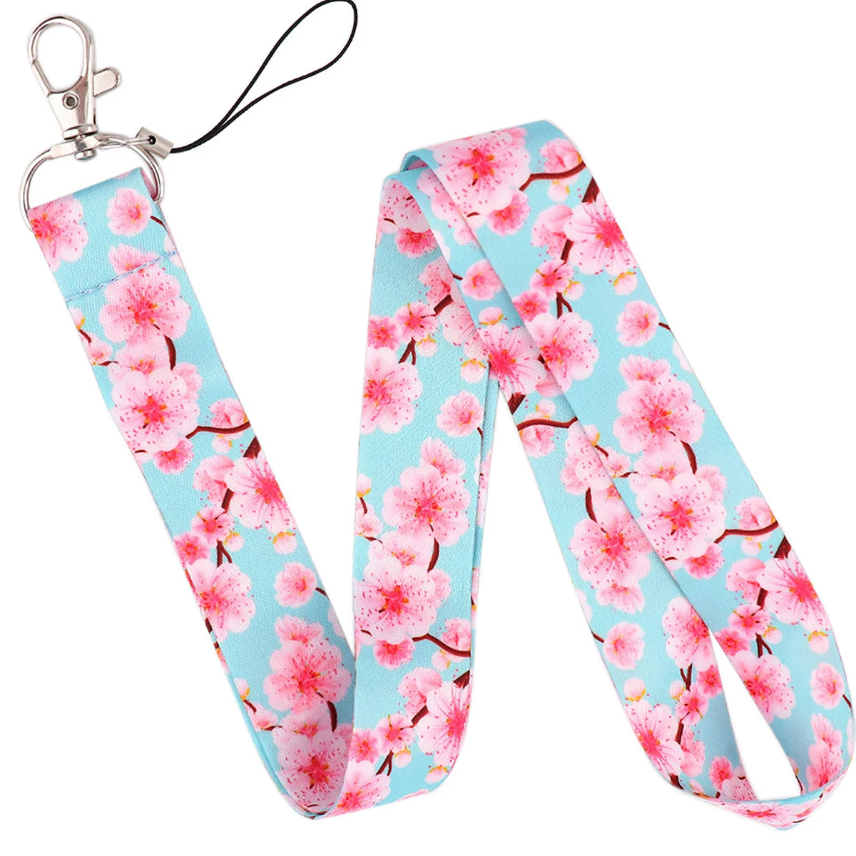 Tejesa 2pcs Beautiful Lanyard Keys Chain Badge Holder ID Credit Card Pass Hang Rope Lariat Mobile Phone Charm Accessories Gifts Wholesale