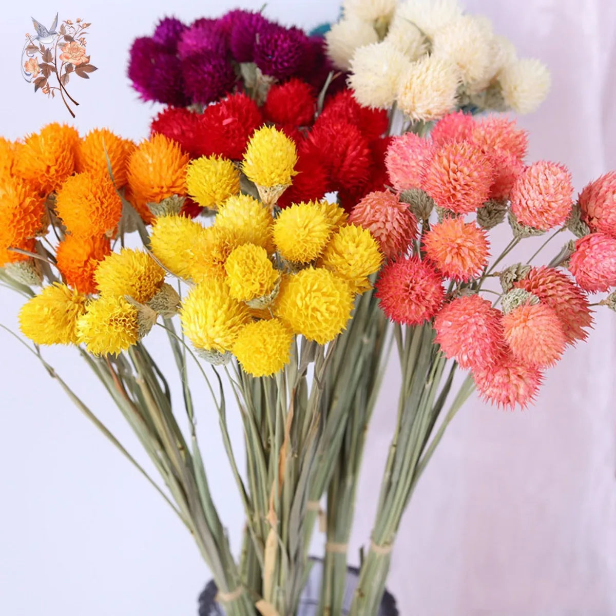 Natural Dried Strawberry Fruit Flower Bouquet DIY Handmade Christmas Floral Decor Wedding Party Decoration Home Table Ornaments