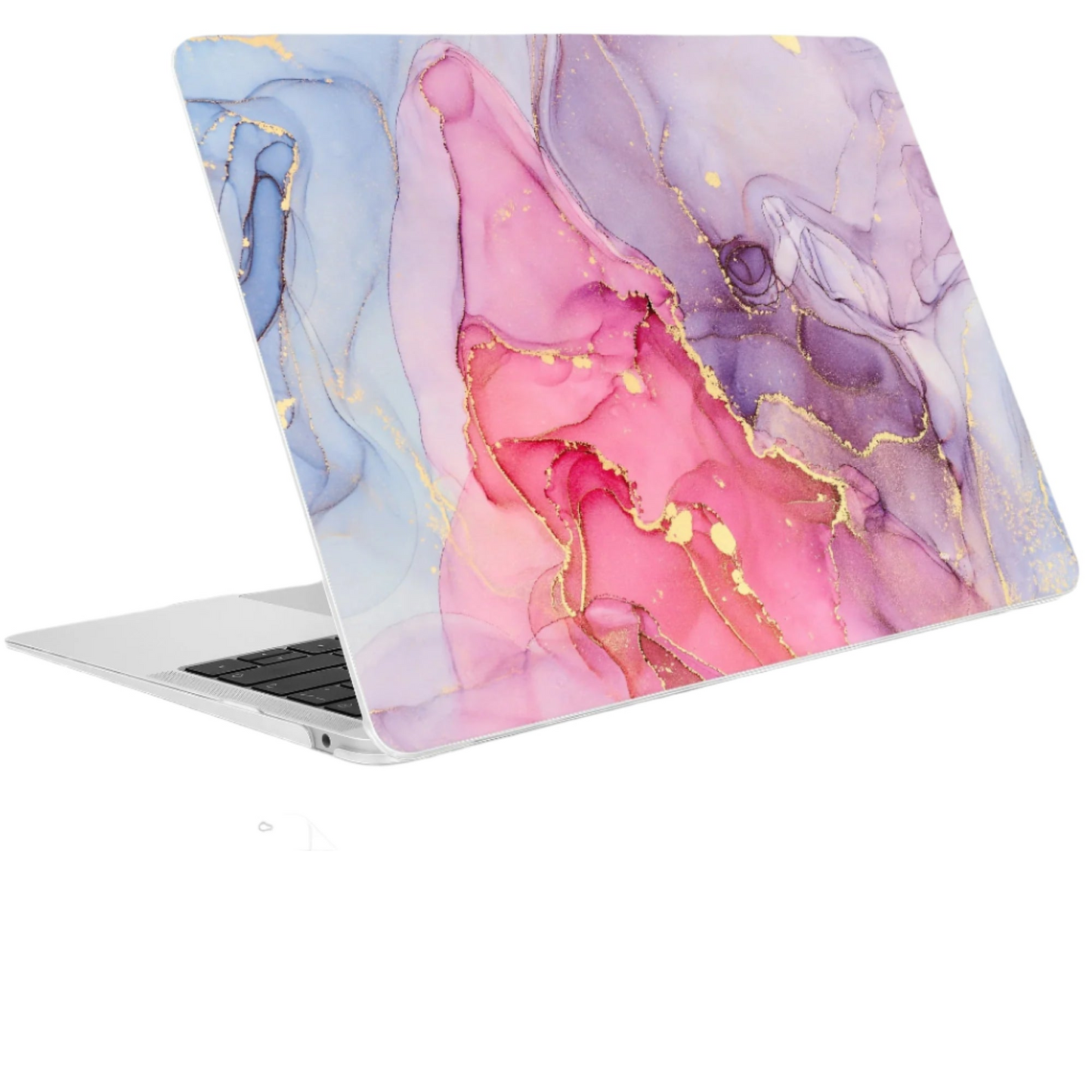 Hemasa Marble Plastic Laptop Case for MacBook M4 Air 13 inch A2337 A2179 A1932 Hard Shell Cover for Mac Pro 13 15 16 2022 A2338 A2251