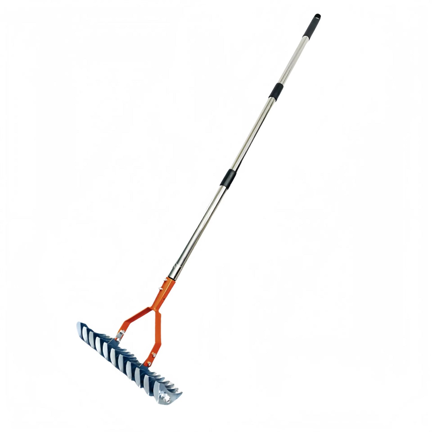 Tejesa  Rake for Lawn Care Detachable Dethatching Rake Garden Leaf Rake Soil Cultivator Lawn Aerator Tool with Adjustable Handle