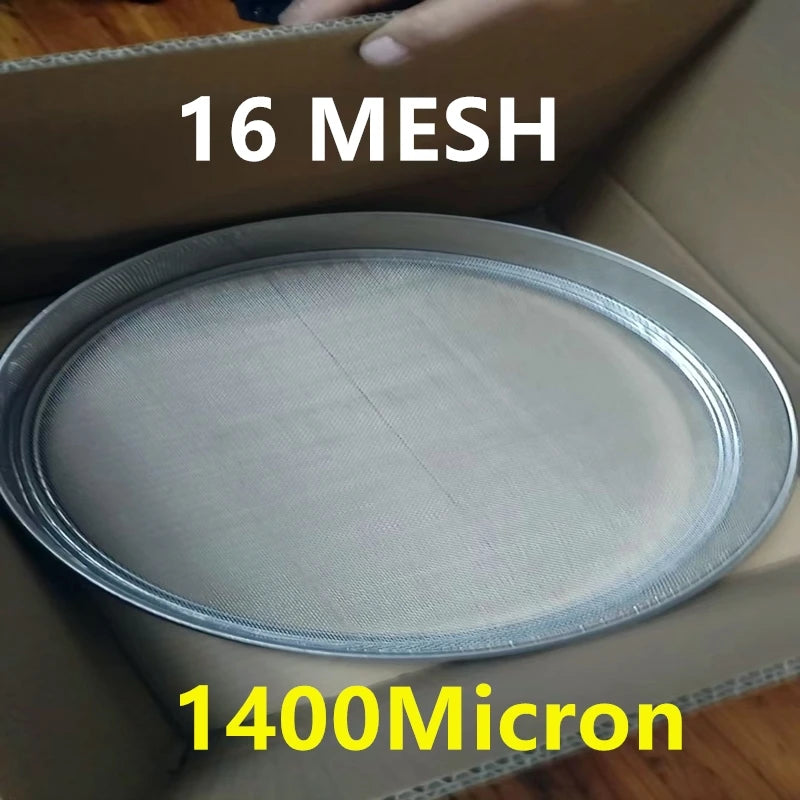 Hemasa 4-500M Round Stainless Steel Shakers Kitchen Flour Powder Filter Screen Soil Strainer