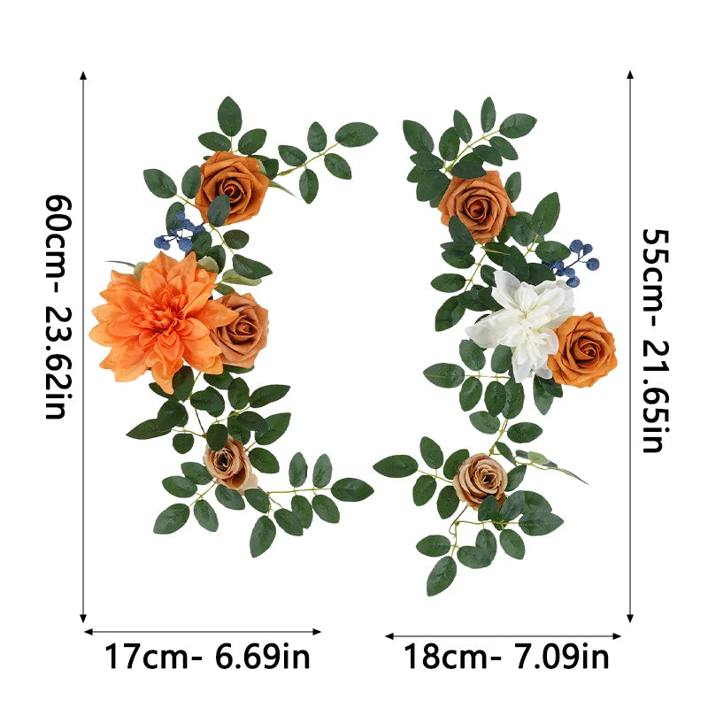 Tejesa Wedding Artificial Flowers /Decoration Rose Flower Row for Wedding/ Arches Home Front Door Decor