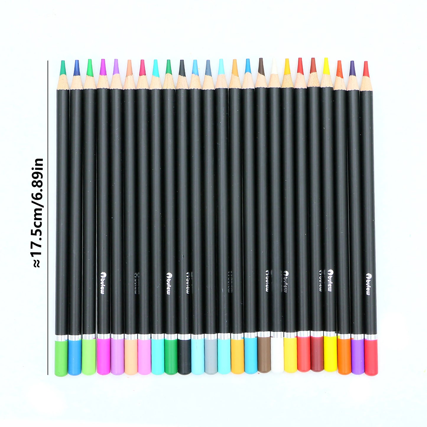 Hemasa 12/24/36 Piece Set of Water-soluble Colored Pencils, Rough Triangular Logs, Painting and Art Tools
