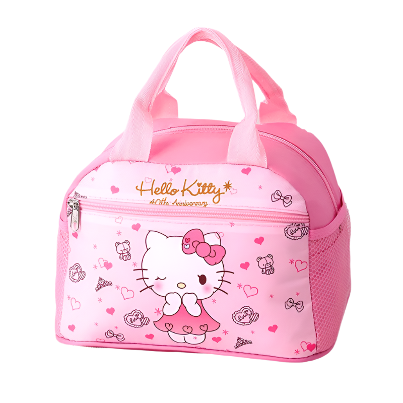 Hemasa Insulated Lunch Bag/ Hellokitty Waterproof Lunch Box /Handbag Widened Aluminum Foil Material Bento Bag Can Hold Water Cup