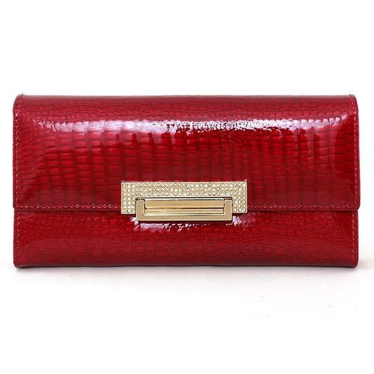 Tejesa  Women Wallet Leather Female Purse Fashion Diamonds Hasp Coin Pocket Long Design Clutch Ladies Money Bag