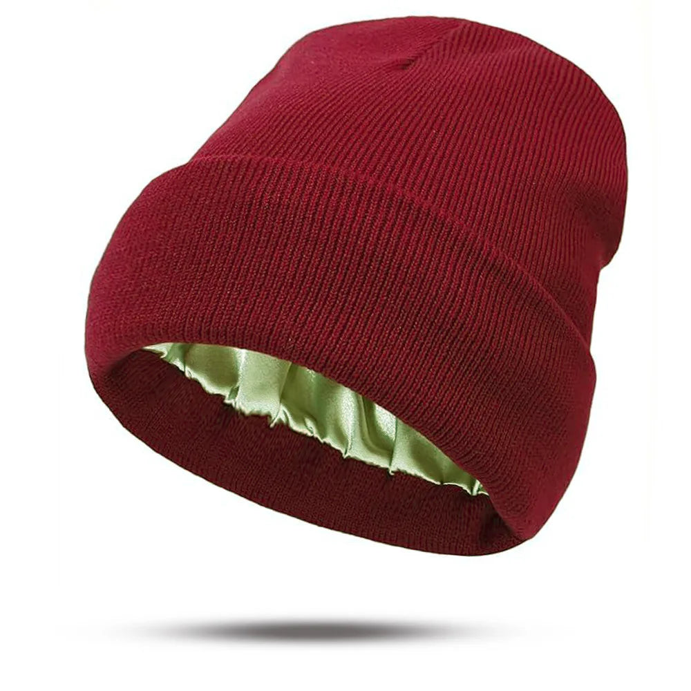 Tejesa Winter Slouchy Beanie For Women / Knitted Hat Warm Loose Fit Cap