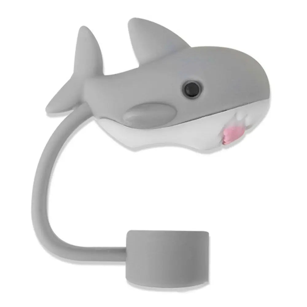 Hemasa 1PC Creative Reusable Silicone Straw Plug  / Drinking Dust Cap Dust-proof Straw  cups