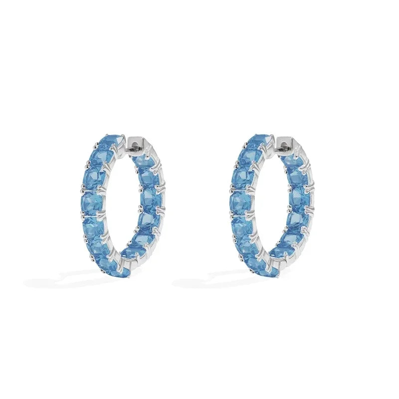 Tejesa LI KI 925 Silver High Quality 2024 New Printemps Series Colorful Diamond Necklace Bracelet Earrings Ring For Women  Jewelry