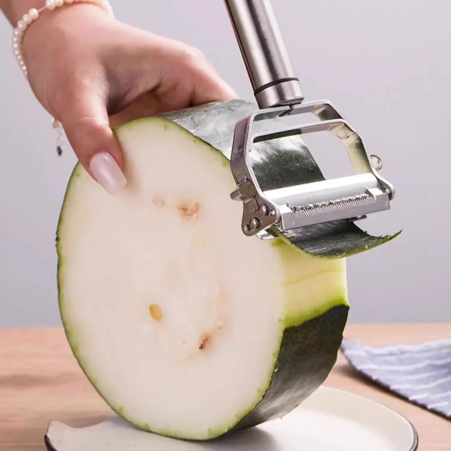 Hemasa Stainless Steel Peeler Fruit Vegetable Melon Potato Carrot Cucumber Multifunction Grater Julienne Peeler Slicer Kitchen Tool