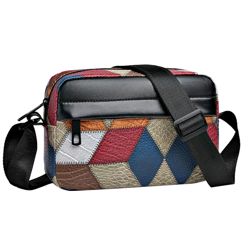 Tejesa  Pu Leather Men Waist Packs Business Crossbody Bags for Male Fashion Travel Storage Phone Shoulder Bags Clutch Bag