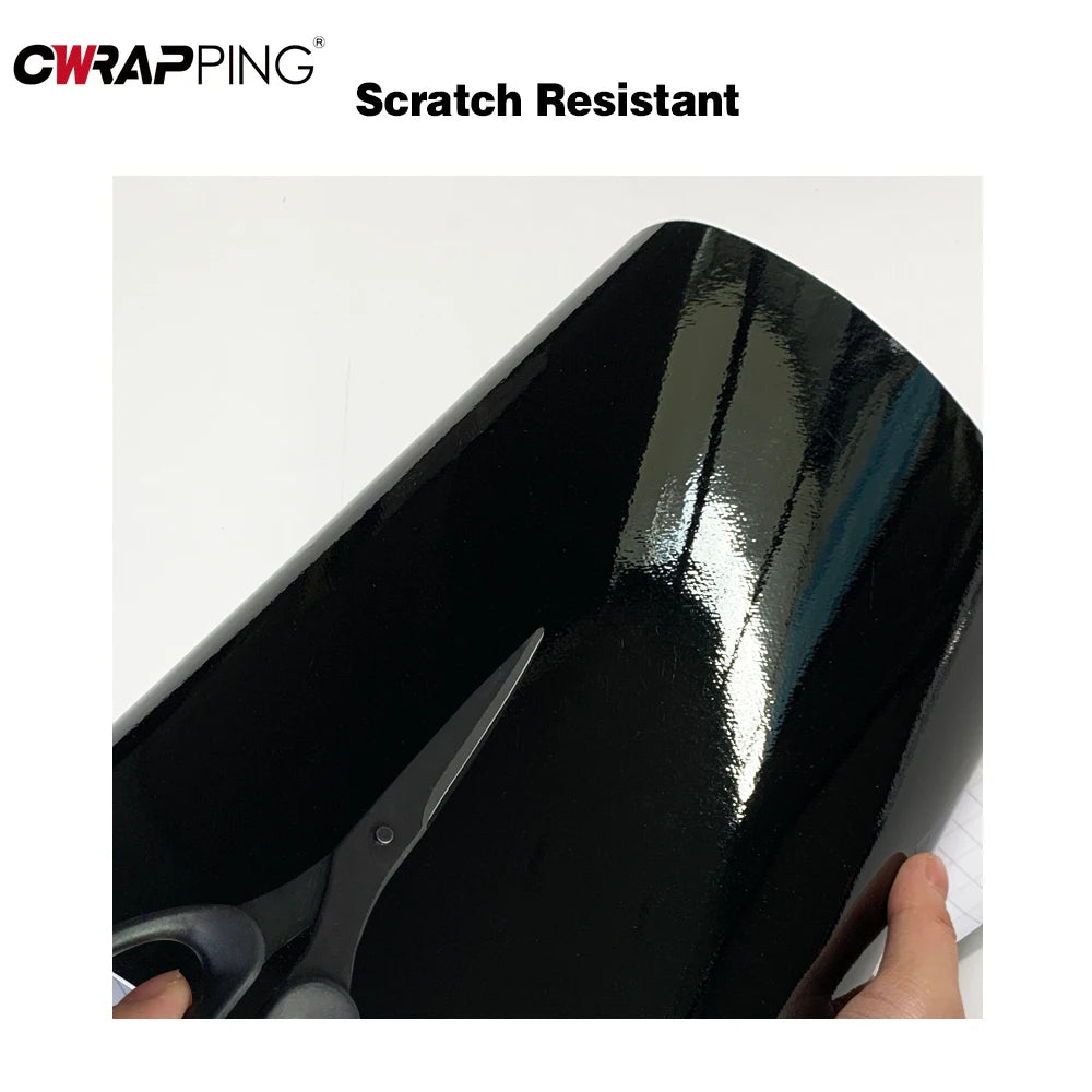 3/5/7/10cm Glossy Black Car Sticker Anti Scratch Waterproof Tape Auto Door Sill Window Protector Strip Films for Car Accessories