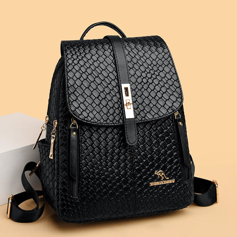 Tejesa Women's Soft Leather Large Capacity Simple Fashion Ladies Casual Bag