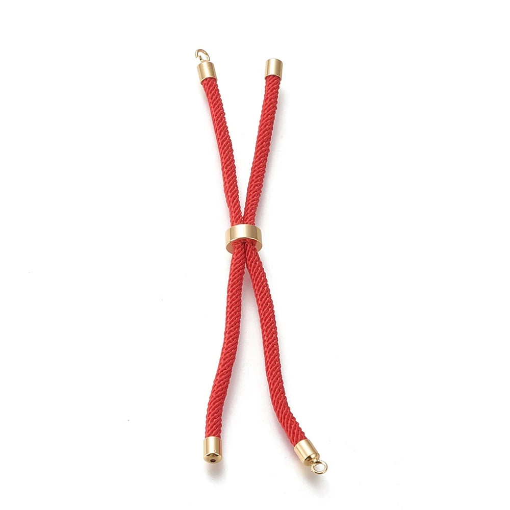 Tejesa 10Pcs Nylon Twisted Cord Bracelet /Adjustable Bracelets for women/Girls