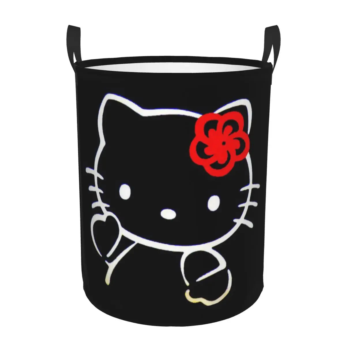 Hemasa Hello Kitty Laundry Hamper Large Storage Basket Cartoon Sanrio Girls Boys Toy Organizer (