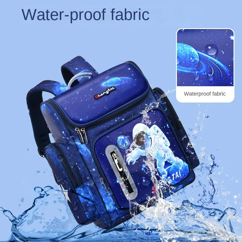 Hemasa  Waterproof Children School bags Boys Kids bag /Cartoon Schoolbag Orthopedic Primary School backpack