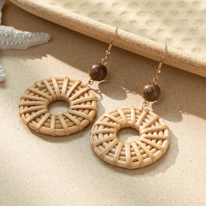 Hemasa Ethnic Style Vine Weaving  Bohemian Earrings for Women/Girls