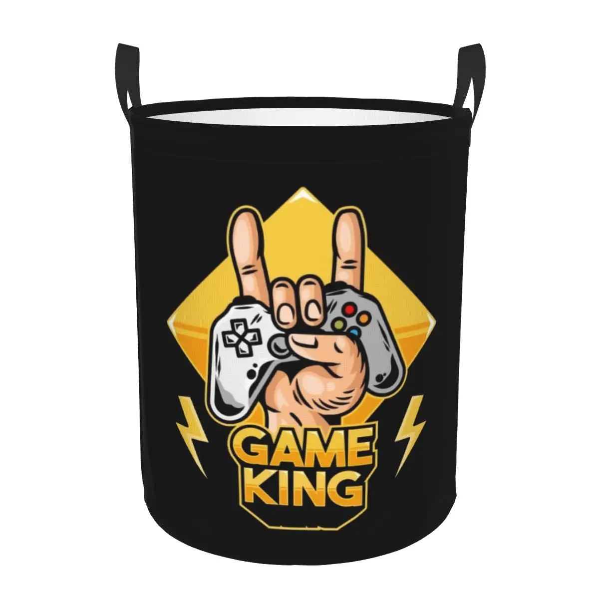 Hemasa Gamer Gaming Controller Laundry Large Clothes Storage Basket