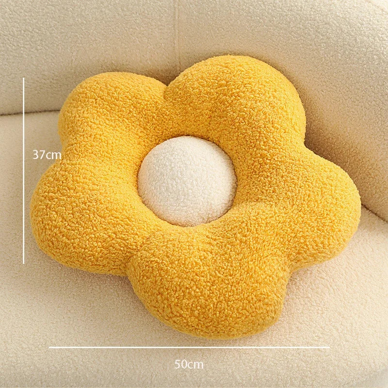 Hemasa  Flower Plush Pillow Creative Sofa Stuffed Cushion Bedroom Home Decor Friends Gift