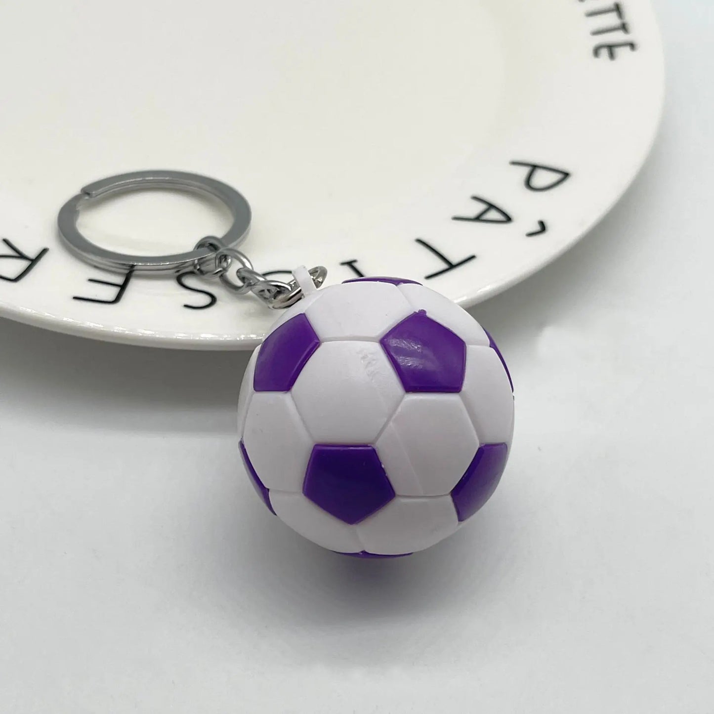 Creative Football keychain pendant souvenir fan small gift bag ball pendant key chains school activity gift keychain wholesale