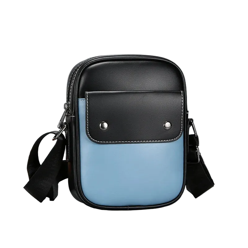 Tejesa Soft PU Leather Men Small Shoulder Bag Fashion Casual Male Mini Handbag Pretty Style Male Shopping Phone Bag