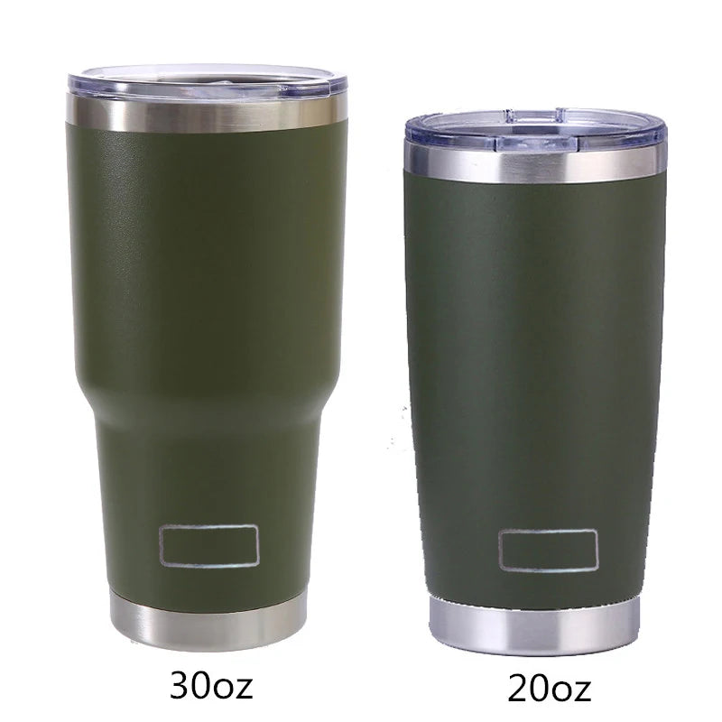 Hemasa 30oz 20oz Stainless Steel Tumblers  / Travel Glass Coffee Mug Double Wall Water Bottle