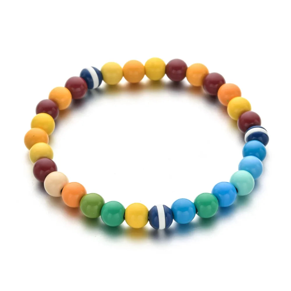 Hemasa  Stretchable Femme Colour  Beads Bracelet es for Women Gifts