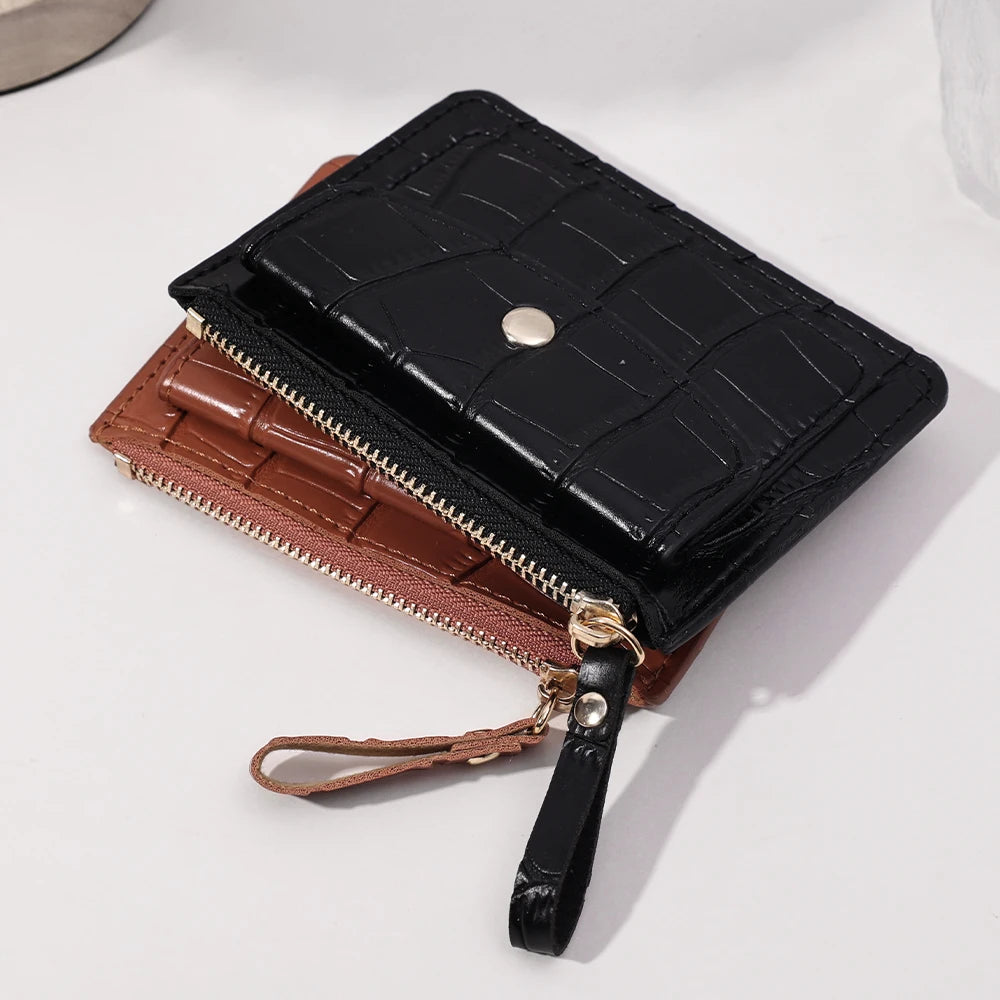 Hemasa Mini Wallets  Multi-Cards Holder For Women /Leather Female Purse Coin Short Wallet