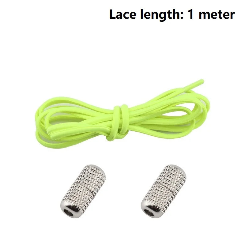 New Elastic Laces Sneakers Laces Without Tie Elastic Shoelaces Without Binding Laces Bows Shoelaces Rubber Bands for Shoes