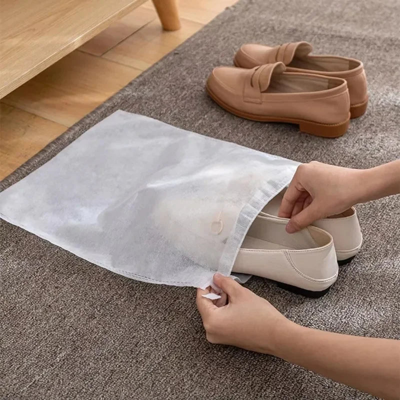 Tejesa 10/20/50PCS Shoe Storage Bag Travel Storage Shoe Bag Portable Home Drawstring Clothing Classification Packaging