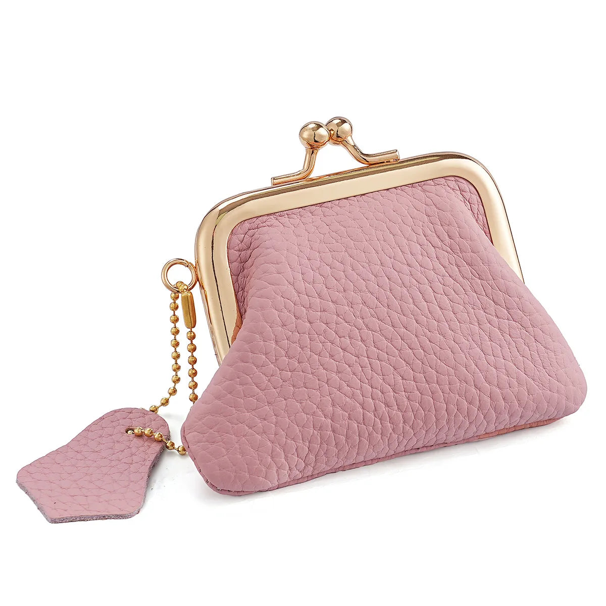 Tejesa  Multi-Color Genuine Leather Mini Coin Purse Compact Change Wallet Top Layer Cowhide Women Small Wallet