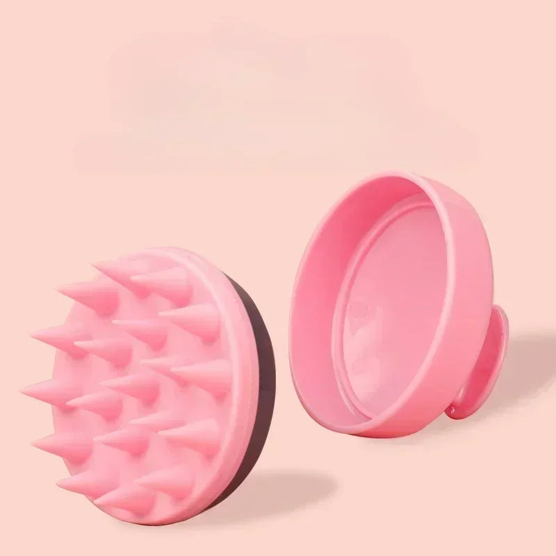 Plastic Silicone Massage Comb  Clean The Scalp Thoroughly Scalp Massage Easy Foaming Head Massage  Brush Bath Comb Brush Shampoo