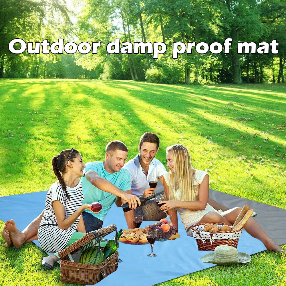 Tejesa Beach Mat Outdoor Camping Mat Waterproof Beach Blanket Large Floor Mat for Home Outside Travel Rug Camping Tent Mat Picnic Rug
