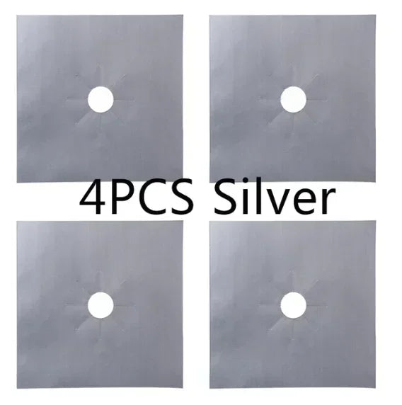 Hemasa  4PCS Gas Stove Protector Stovetop Burner Covers / Washable Mat Cooker Cover  cooking  stove cover