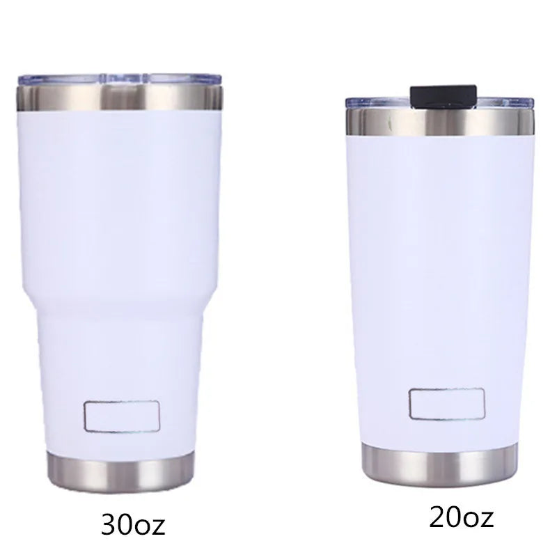 Hemasa 30oz 20oz Stainless Steel Tumblers  / Travel Glass Coffee Mug Double Wall Water Bottle