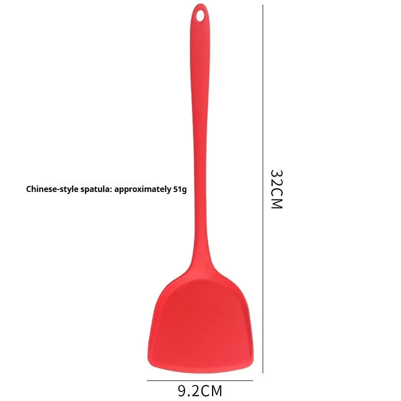 Tejesa 1/4/8pcs Non-Stick Pans Silicone Spatula Soup Ladle Slotted Spoon Cooking Tools for Kitchen Kitchen Utensil