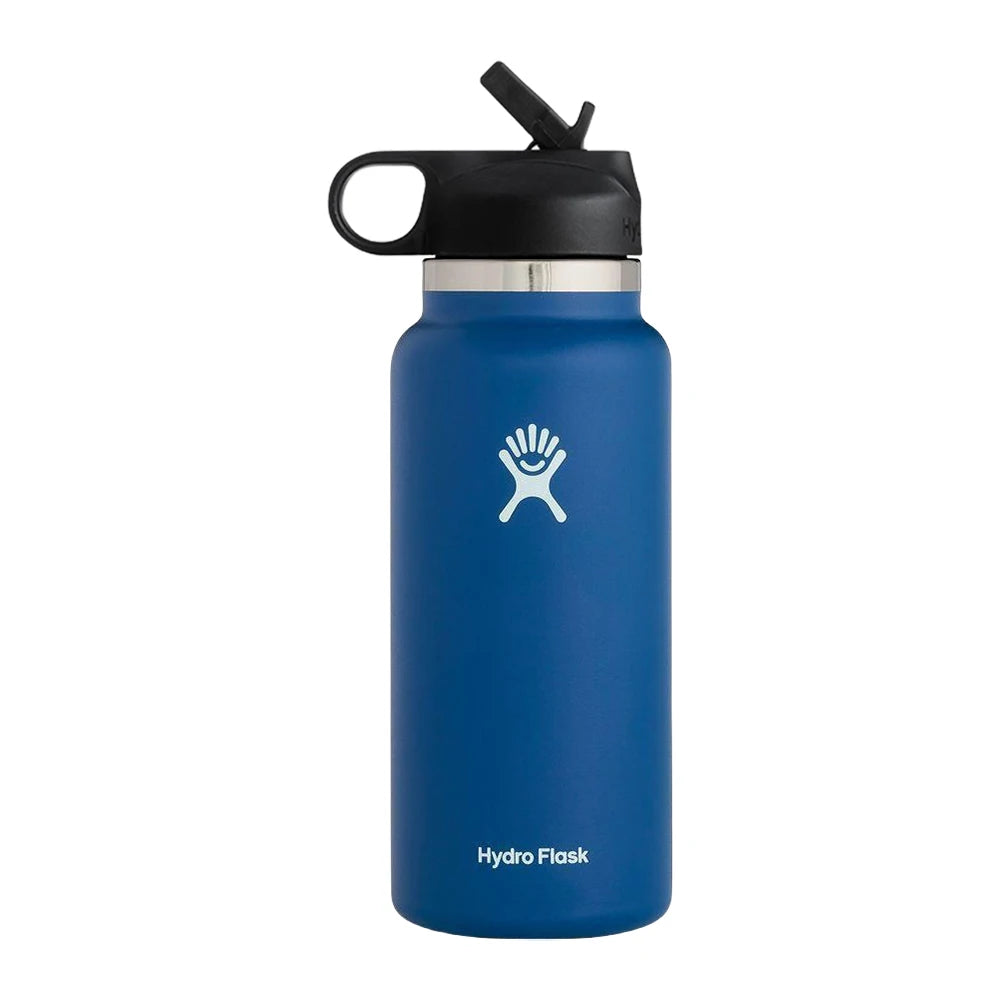 Hemasa 40oz Sports Water Bottle Insulated Vacuum Water Bottle Flex Cap Straw Lid Stainless Steel Vacuum Flask for Coffee Tea and Drinks
