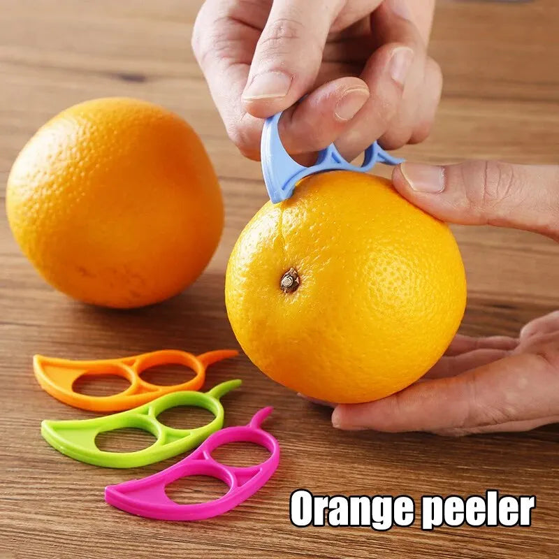 Hemasa 5PCS Open Orange  Peeler Vegetable Slicer Fruit Tools