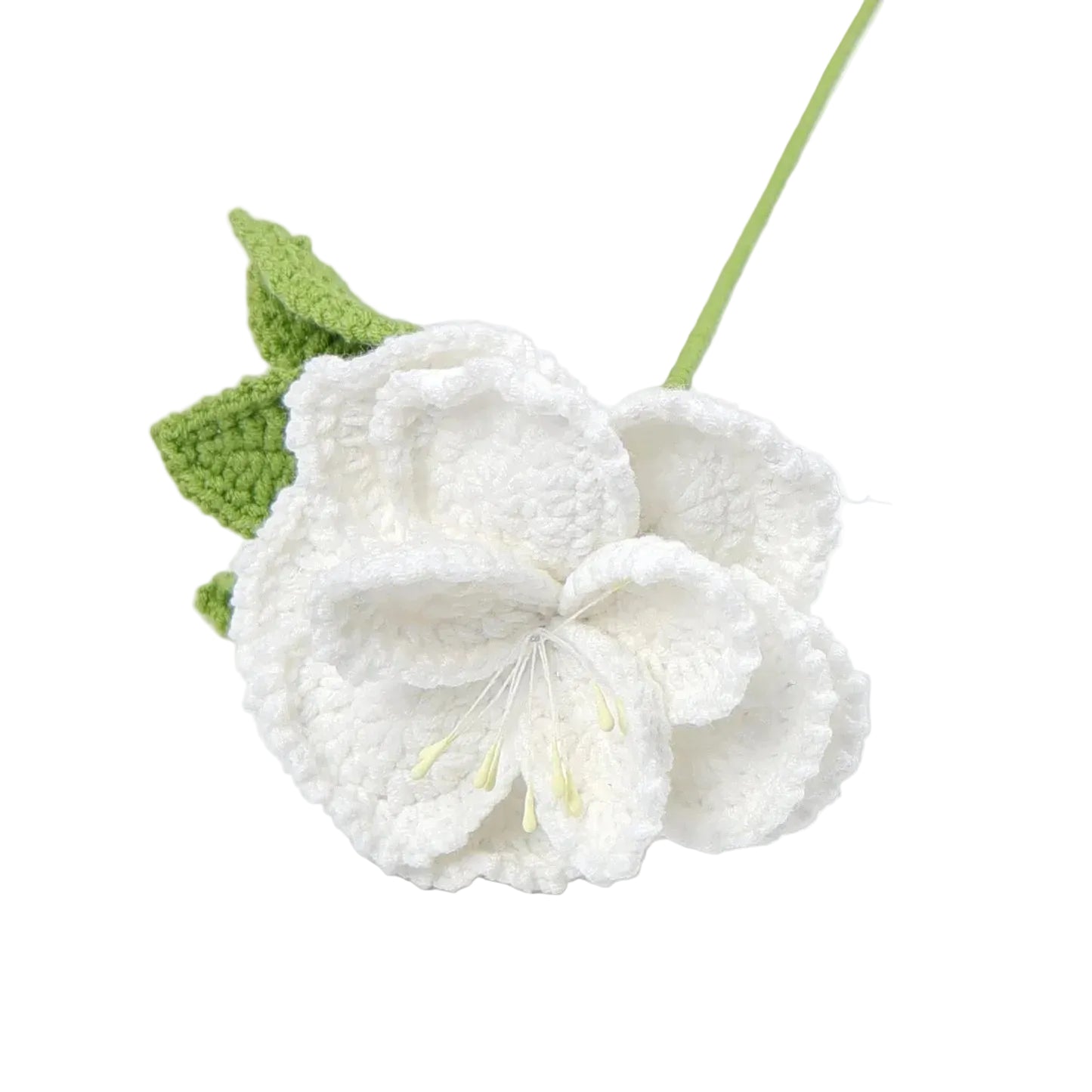 Hemasa 3Pcs  Crochet Bouquet  Knitted  Flowers for Wedding /Artificial Flower Knitting Bouquet Home Decor